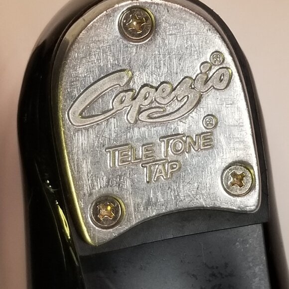 Kid's Capezio Girl's Black Mary Jane Tele Tone Tap Jazz Shoes - Picture 9 of 9